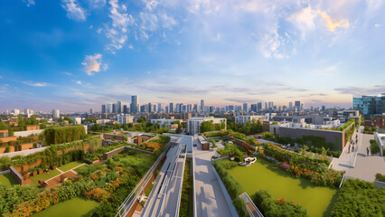 Wall Mural - panorama of the city