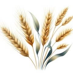 Wall Mural - golden wheat ears for summer agriculture harvest card decor