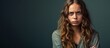 Displeased pissed off angry grumpy pessimistic woman with bad attitude arms crossed looking at you Negative human emotion facial expression feeling. Creative Banner. Copyspace image