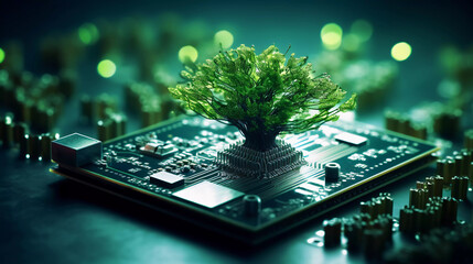 Poster - electronic circuit board