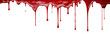 Blood dripping cut out