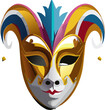 Carnival. Carnival mask. Design for poster. 2024. February 8. Colorful birthday or carnival background. Venetian carnival mask. Background. Created with Generative AI.