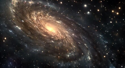 Wall Mural - galaxy with stars and cosmic dust in space. the concept of the universe's majesty.