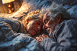 old couple in love