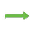© Micro Pixel Market - Arrow icon green color. Vector Illustration.