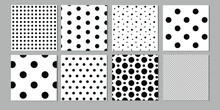 Polka Dot Pattern Set Vector