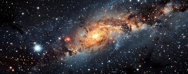 Wall Mural - the cosmos filled with countless stars
