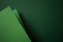 Abstract Two Tone 3d Green Background
