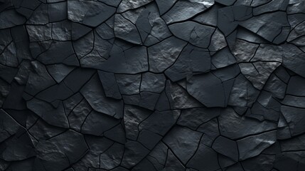 Minimal grey cracked slate stone close up texture