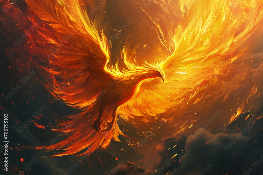 Phoenix Is Rising The mythical phoenix is a symbol of renewal and rebirth, rising from ...