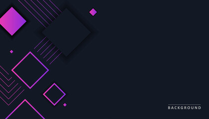 Wall Mural - black modern corporate purple gradient lines background