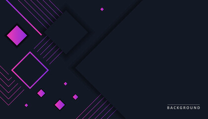 Wall Mural - black modern corporate purple gradient lines background
