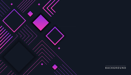 Wall Mural - black modern corporate purple gradient lines background