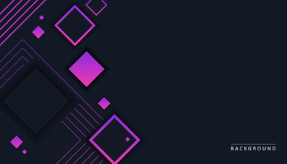 Wall Mural - black modern corporate purple gradient lines background