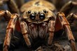 Macro photography of tarantula spider.