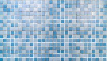 Wall Mural - Blue mosaic background wallpaper.