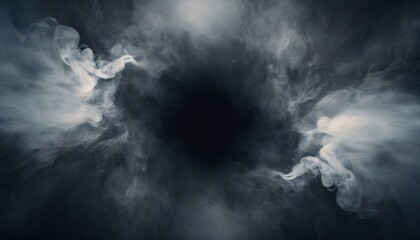 Wall Mural - The smoke in the dark.