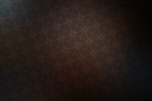 Abstract Vintage Pattern On Dark Brown Background For Design And Decoration