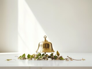 Wall Mural - bell on the table