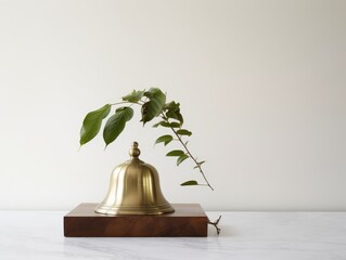 Poster - green vase on a table