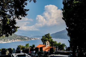 Wall Mural - View from Savina monastery, Herceg Novi, Montenegro