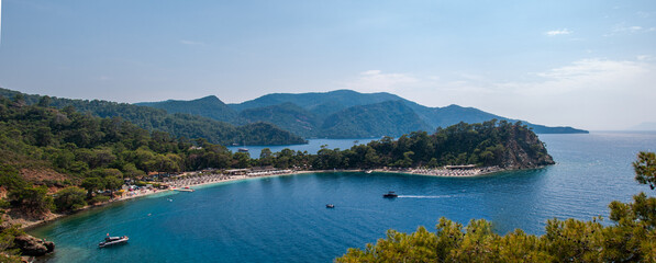 Wall Mural - Fethiye Boncuklu bay. Muğla, Fethiye.