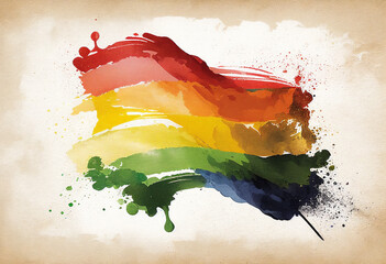 Abstract background colours of the Pride flag, the rainbow symbol of  homosexual gay lesbian bisexual and transgender people known as the LGTB community, stock illustration image 