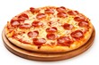 © Irfanan - Satisfying Pepperoni Pizza with Golden-Brown Crust and Spicy Kick, Irresistible Combination of Flavors