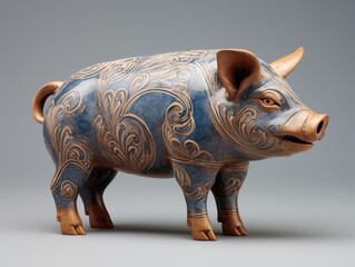 Sticker - ceramic piggy bank