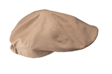 Ascot cap isolated on a white background.