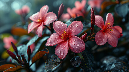 Canvas Print - Frangipani Black Jack 