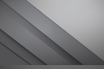 Poster - The simple, minimal gray metallic background is suitable for use in a variety of styles.