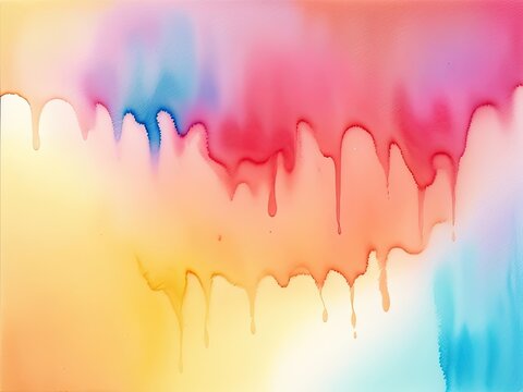 Abstract vibrant watercolor painting with texture on canvas. Background painted with oil, with brushstrokes created by hand. Oil paintings of modern art. AI-generated abstract modern art