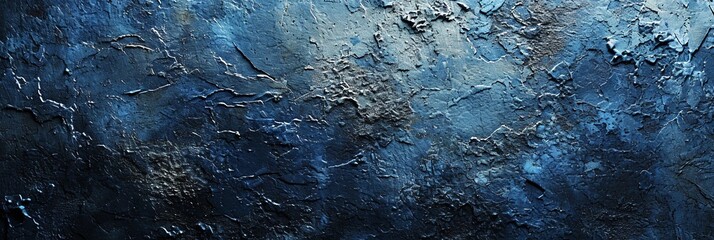 Wall Mural - Blue background texture Grunge Navy Abstract panorama banner.