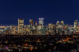 Fototapeta  - City of Calgary at night, Alberta Canada