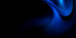 Blur glow overlay. Neon light flare. Futuristic texture glare. De focused navy blue color curve rays reflection on dark black modern abstract background