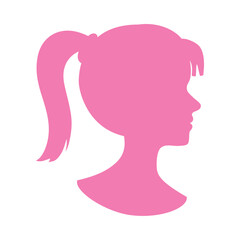 Poster - womens day pink silhouette