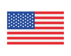 Poster - presidents day us flag