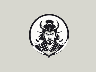 Wall Mural - Samurai Logo Design EPS format Very Cool 