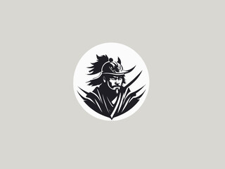 Wall Mural - Samurai Logo Design EPS format Very Cool 