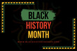 Black history month celebrate. illustration graphic Black history month