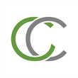letter cc logo design