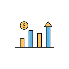 Wall Mural - Dynamic Digital Presence: Comprehensive Set of Digital Marketing Color Fill and Line Icons - Website, SEO, Social Media, Online Advertising, Mail, Content, Strategy, Target, Feedback