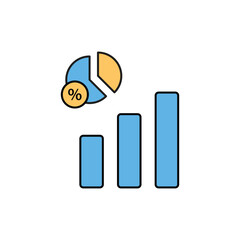 Wall Mural - Dynamic Digital Presence: Comprehensive Set of Digital Marketing Color Fill and Line Icons - Website, SEO, Social Media, Online Advertising, Mail, Content, Strategy, Target, Feedback