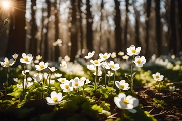 Wall Mural - flowers in the garden