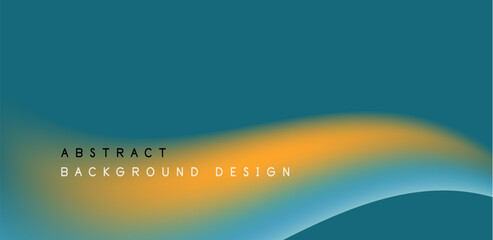 Wall Mural - Fluid geometric vector background featuring dynamic liquid shapes, creating captivating abstract visual experience for wallpaper, banner, background, landing page, wall art, invitation, print, poster