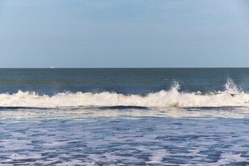 Poster - The beach Atlantic ocean in Serekunda area, Gambia, West Africa