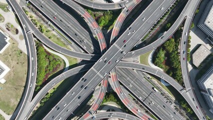 Poster - view of city flyover