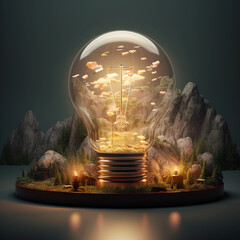 Poster - Business idea concept 