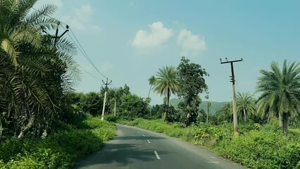 Poster - road in the countryside